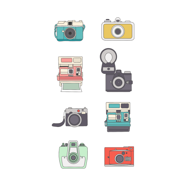 Cameras Sticker Pack 2 by lowercasev