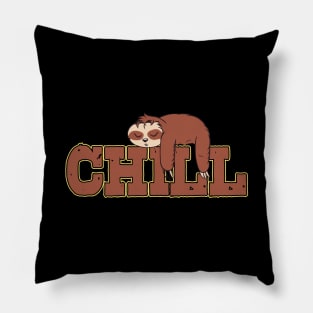 Chill Sloth Pillow