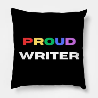 Proud writer Pillow