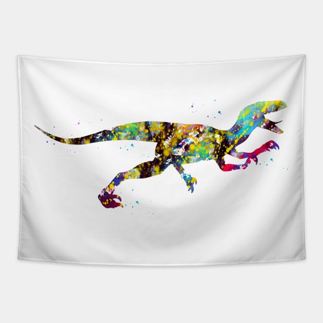 Velociraptor Tapestry by erzebeth