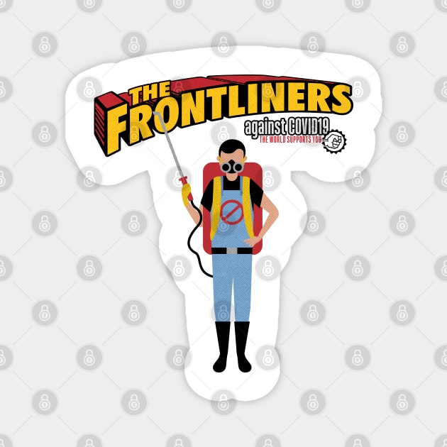 The Frontliners Cleaners Magnet by opippi