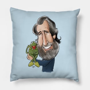 Jim Henson and Kermit Pillow