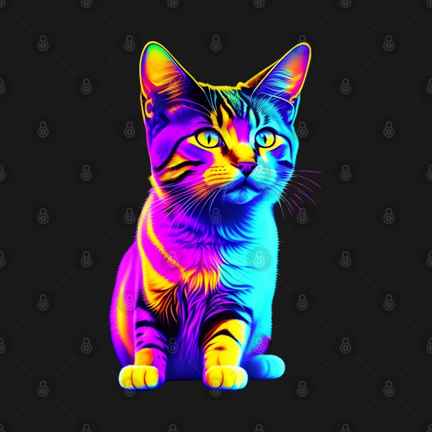 Colorful Rainbow Kitten by Flippin' Sweet Gear