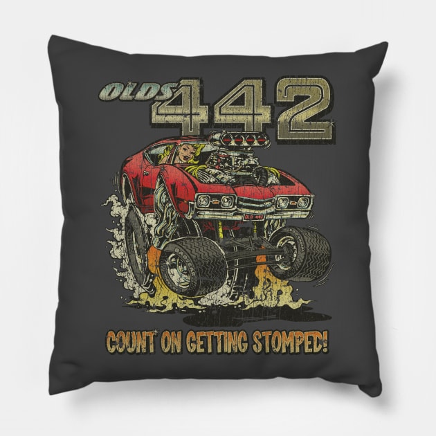 Olds 442 Pillow by JCD666