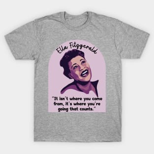 Ella Fitzgerald Louis Armstrong Men T-shirt Black Unisex All Sizes