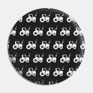 Tractors Monochrome Pin