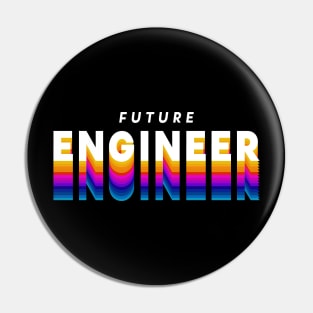 future engineer in gradient color Pin