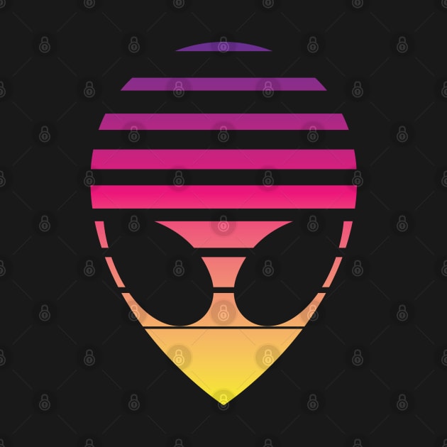 Cyberpunk Alien Icon by OldSalt