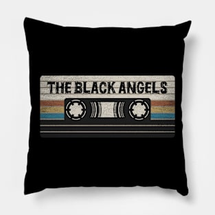 The Black Angels Mix Tape Pillow