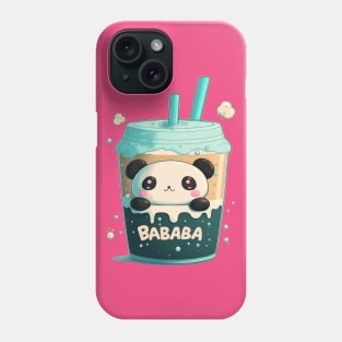 Kawaii Cute Panda Bubble Tea Phone Case