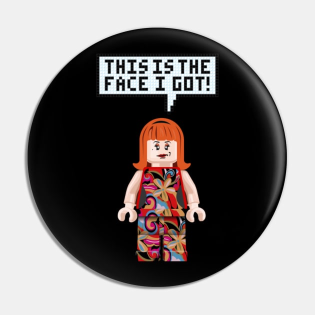 Bianca del Rio Lego from Drag Race Untucked Pin by meldypunatab