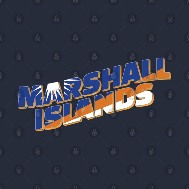 The Marshall Islands vintage style retro souvenir by DesignerPropo