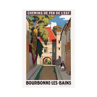 Bourbonne-les-Bains Vintage Poster 1930 T-Shirt