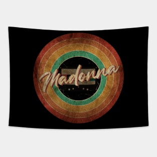 Madonna Vintage Circle Art Tapestry