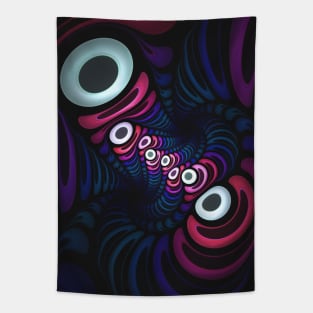 Octo-Pie, Digital Abstract Artwork Tapestry
