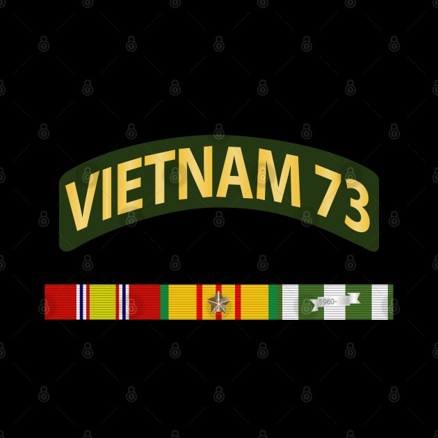 T-Shirt - Army - Vietnam Tab - 73 w VN SVC by twix123844