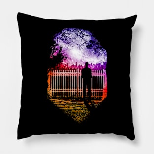 The Gate To Society Pillow