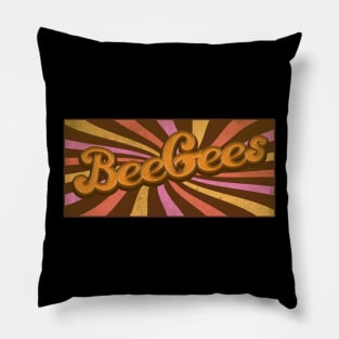 Groovy and Retro Beegees Pillow