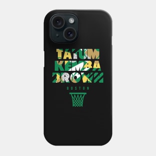 Boston Basketball Trio Phone Case