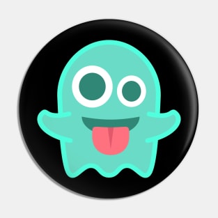 Ghouly Googly Ghost Pin