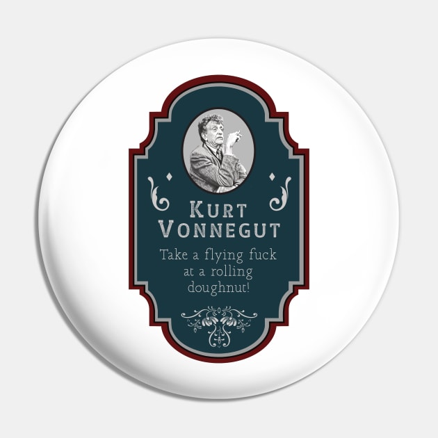 Kurt Vonnegut Jr Pin by blackjackdavey