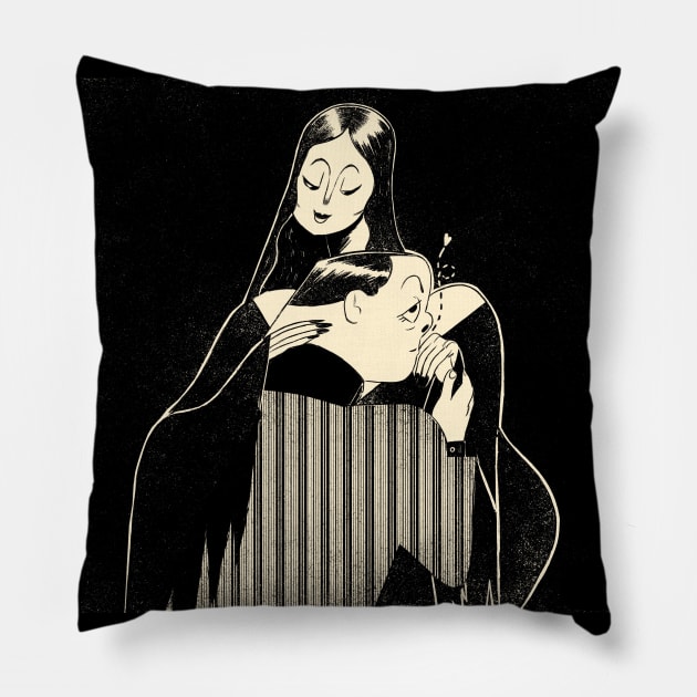 Addams Family Pillow by raulfigtree