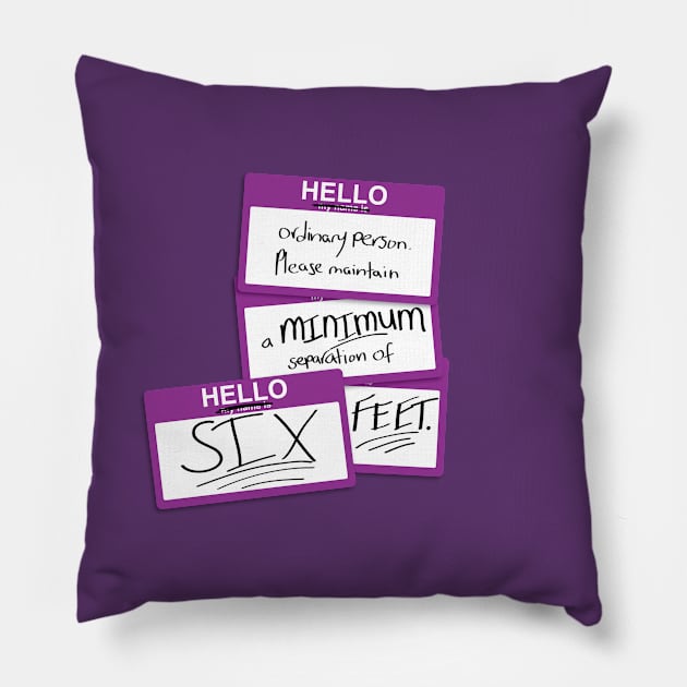 Hello Ordinary Person... 2020 Update Pillow by ladyoftime