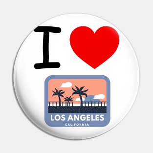 I HEART LOS ANGELOS Pin