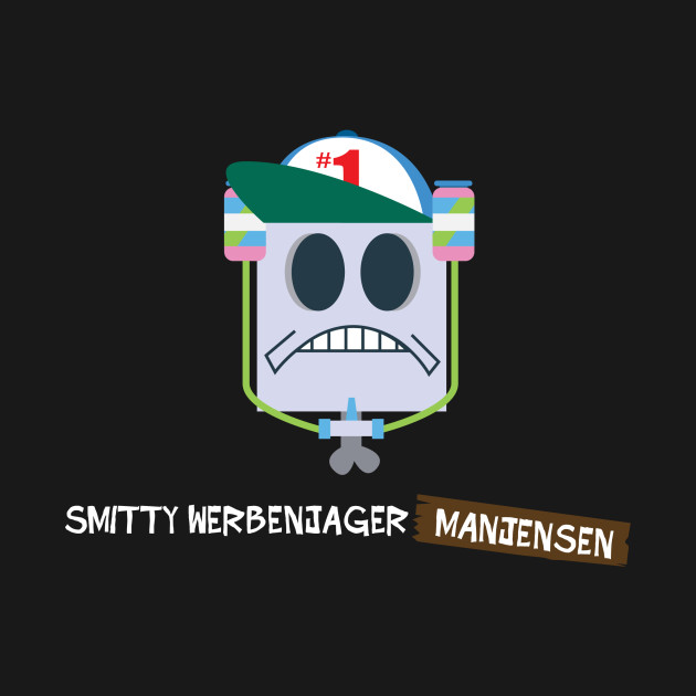 Disover Smitty Werbenjagermanjensen - Squidward - T-Shirt