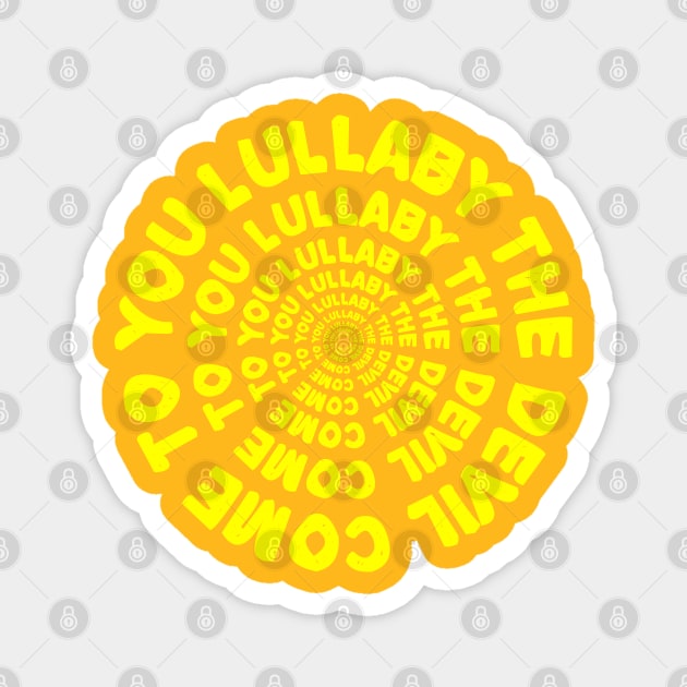 yellow lullaby Magnet by mantaplaaa