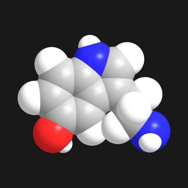 Serotonin Molecule Chemistry by ChemECool