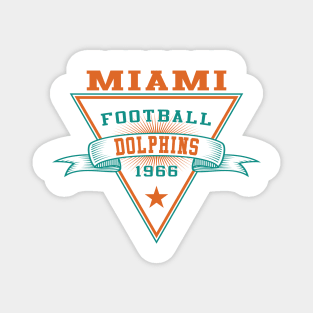 Retro Miami Dolphins Magnet