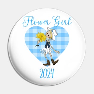 Flower Girl 2024 Pin