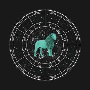 Leo "The Lion" Horoscope Astrology Zodiac Design T-Shirt