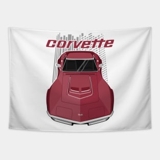 Corvette C3 - Maroon Tapestry