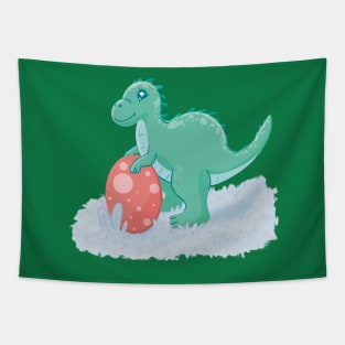 Easter dino egg Tapestry