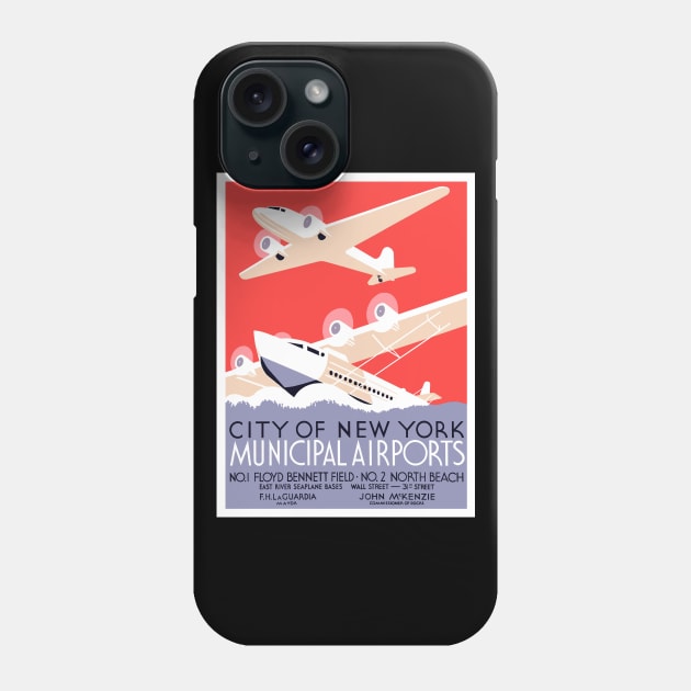 New York Airports Phone Case by RockettGraph1cs