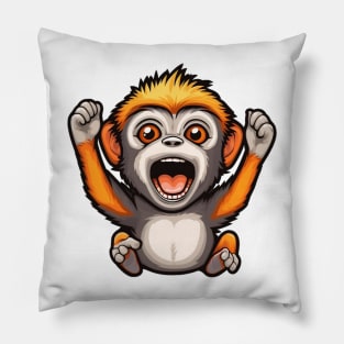 Vivacious Vervet Pillow