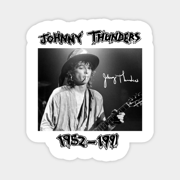 Singer Johnny Thunders Magnet by Hoang Bich