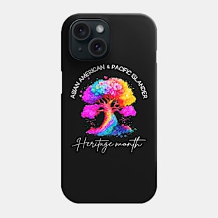 Asian American Pacific Islander Heritage Colorful Tree Phone Case