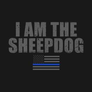 I Am The Sheepdog Police Officer T-Shirt