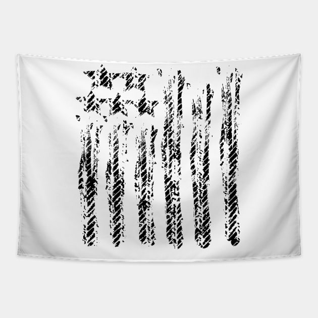 United States USA Flag Design Tapestry by rashiddidou