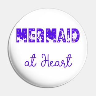 Mermaid at Heart Pin