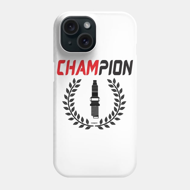 Champion Spark Plug Phone Case by Work Memes