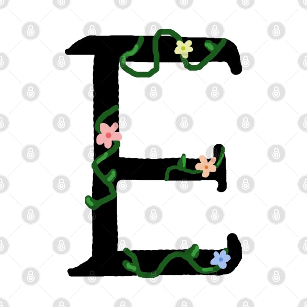 "E" Initial by artoftilly