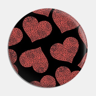 Leopard heart  for valentine love Pin
