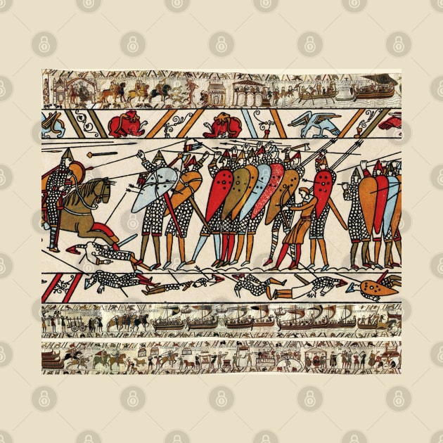 THE BAYEUX TAPESTRY ,BATTLE OF HASTINGS ,NORMAN KNIGHTS by BulganLumini