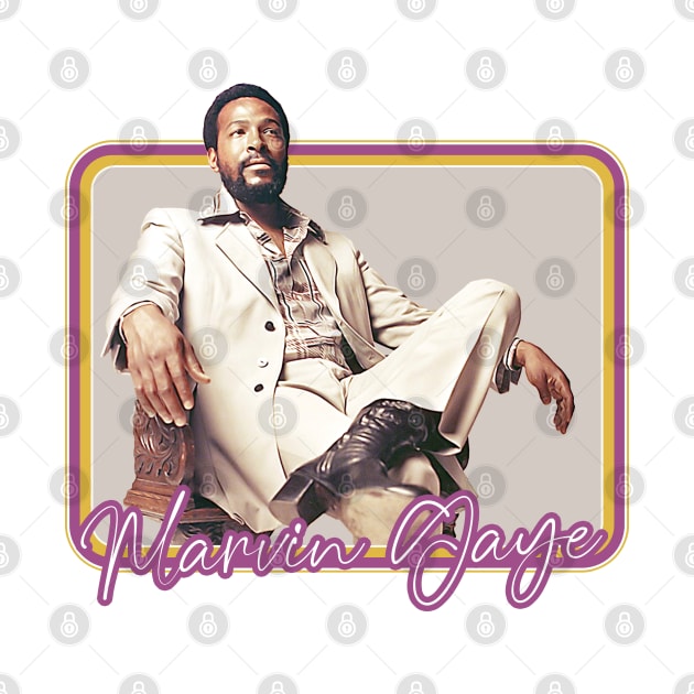 Marvin Gaye /// Retro 70s Fan Art Design by DankFutura