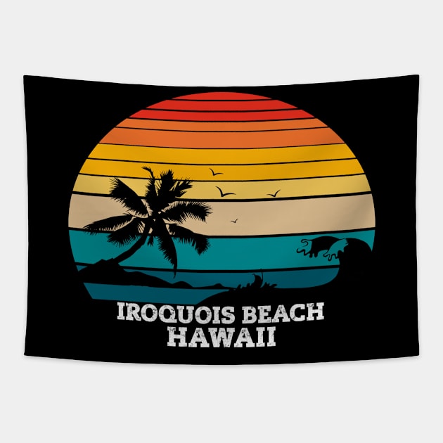 Iroquois Beach Hawaii gift Tapestry by Kerlem