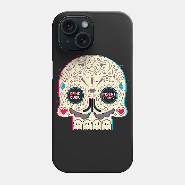 VIDEOGAME SKULL Phone Case by spike00